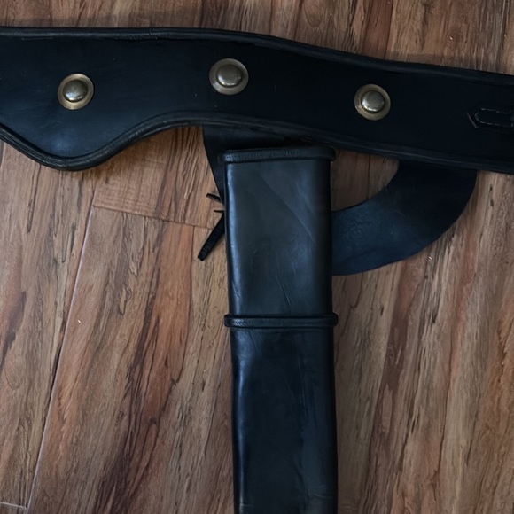 Larping medieval leather belt - Picture 2 of 6